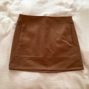 J. Crew Wool Mini Skirt